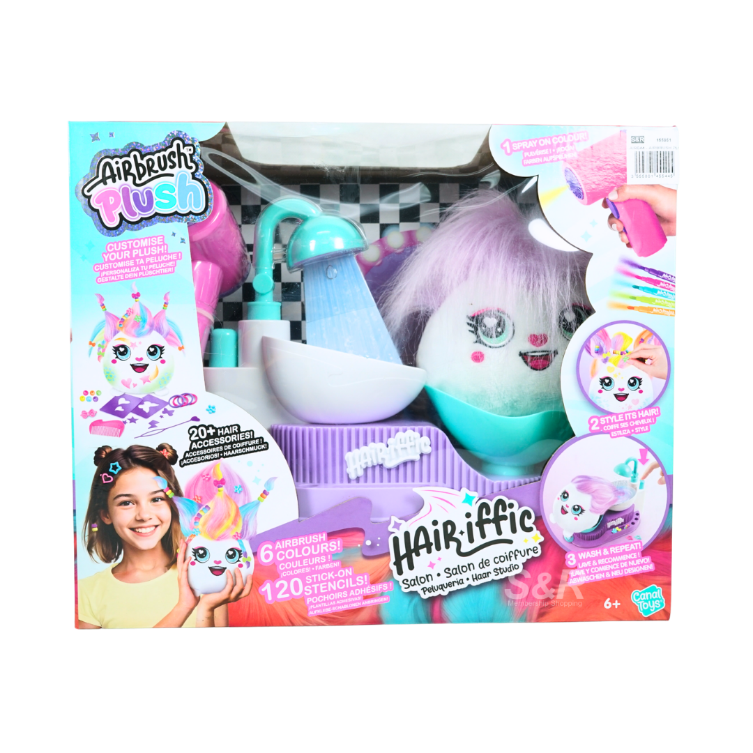 Canal Toys Airbrush Plush Hairiffic Salon Set